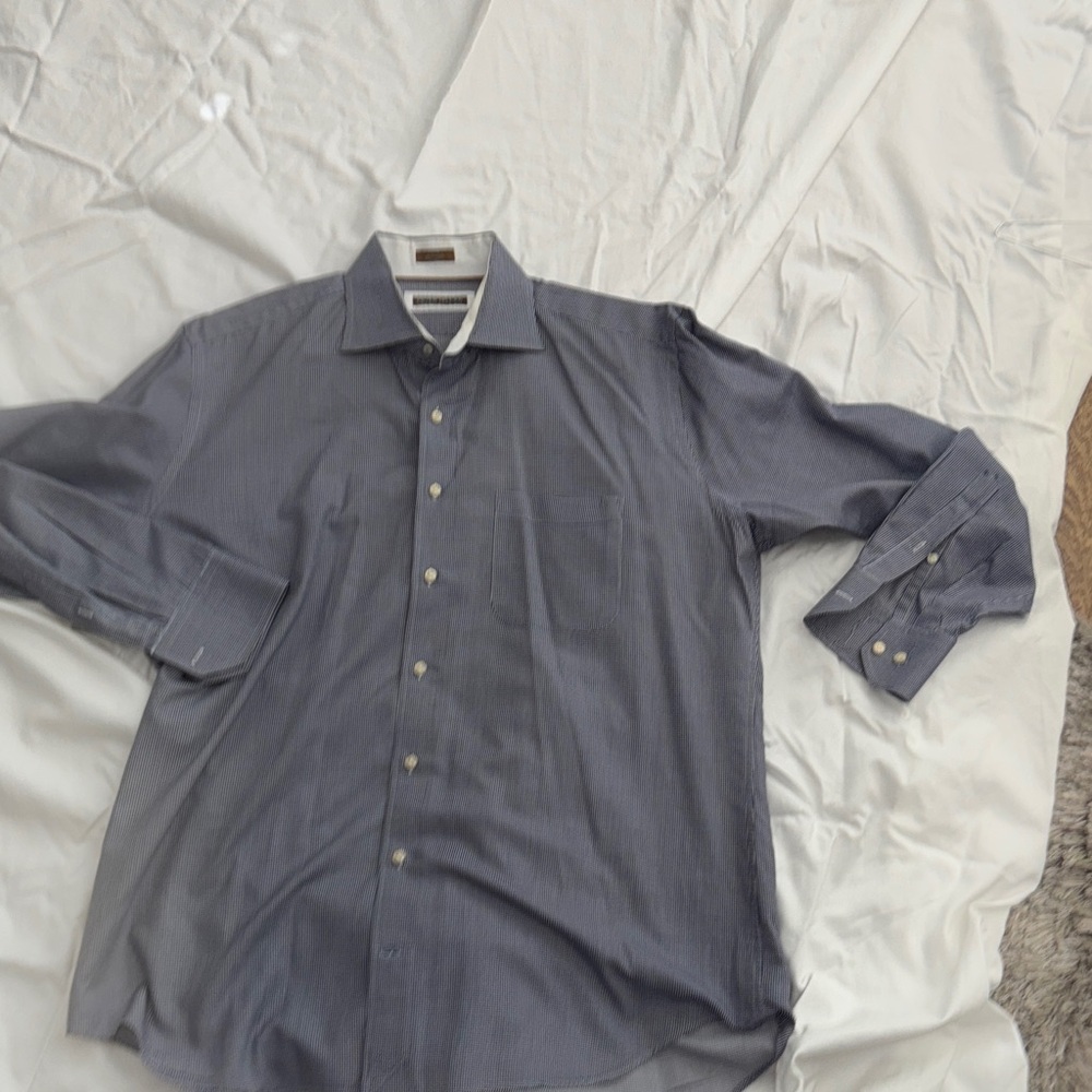 Peter Millar Navy Dress Shirt